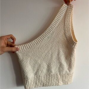 Madewell One Shoulder Crop Top